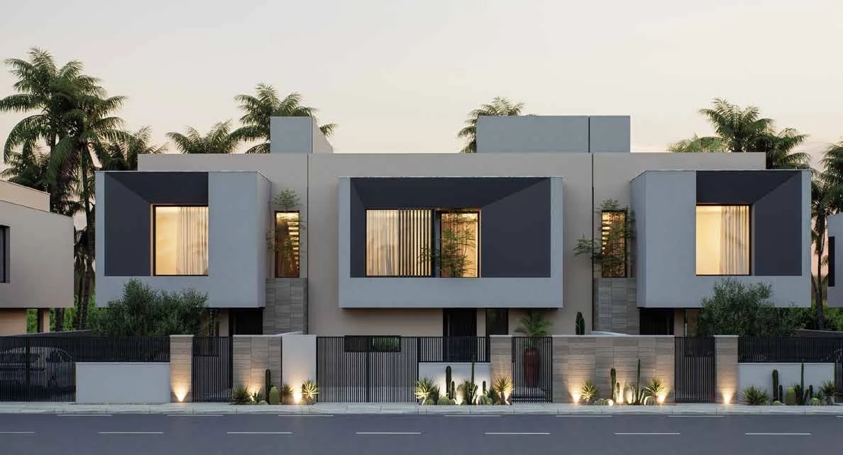 Oasis Garden : façades contemporaines des villas