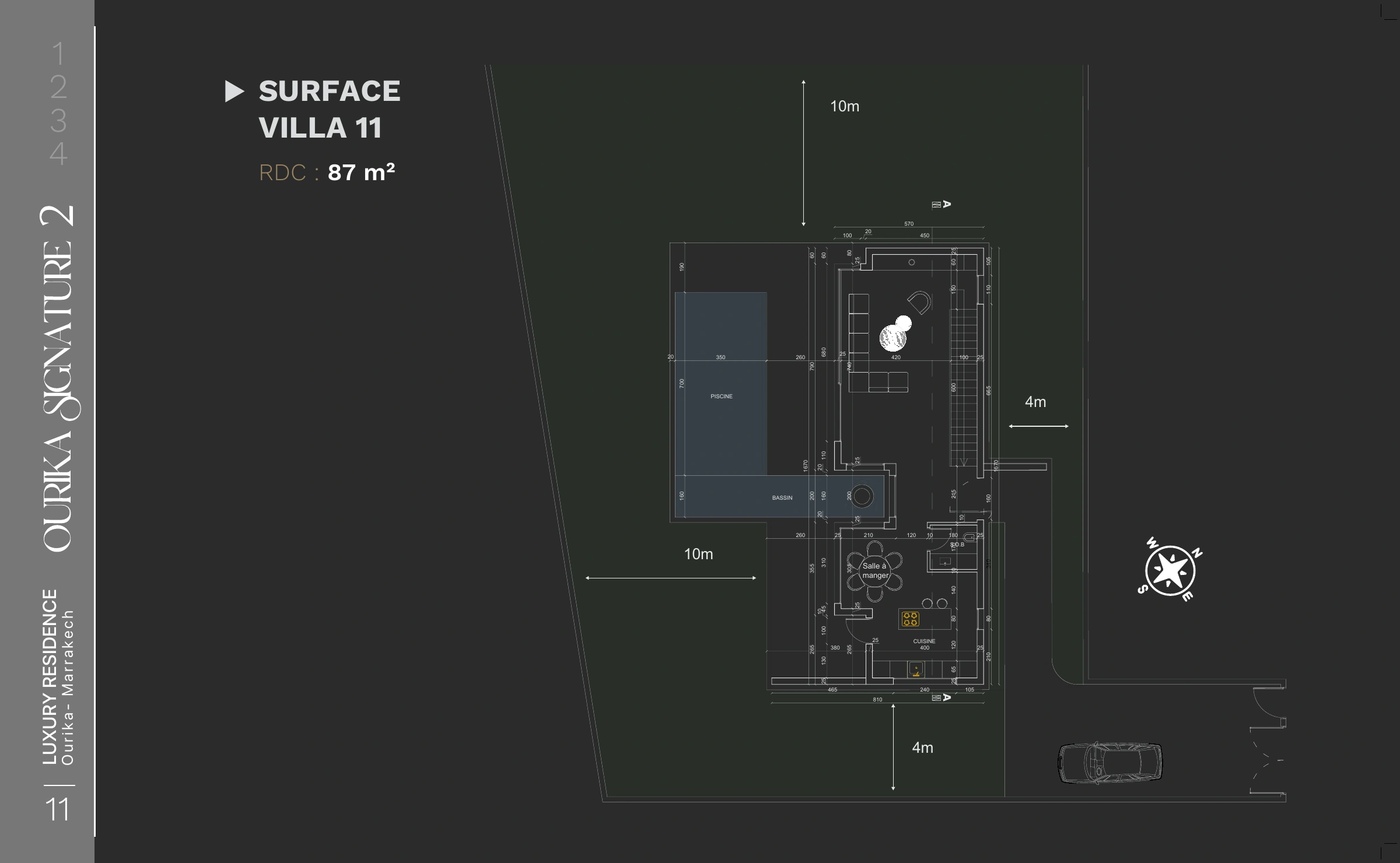 Ourika Signature 2 : villa 11 : rez-de-chaussée